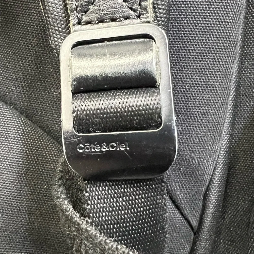 🎒 Côte&Ciel Black Tech‎ Backpack Architectural Laptop Bag Minimalist